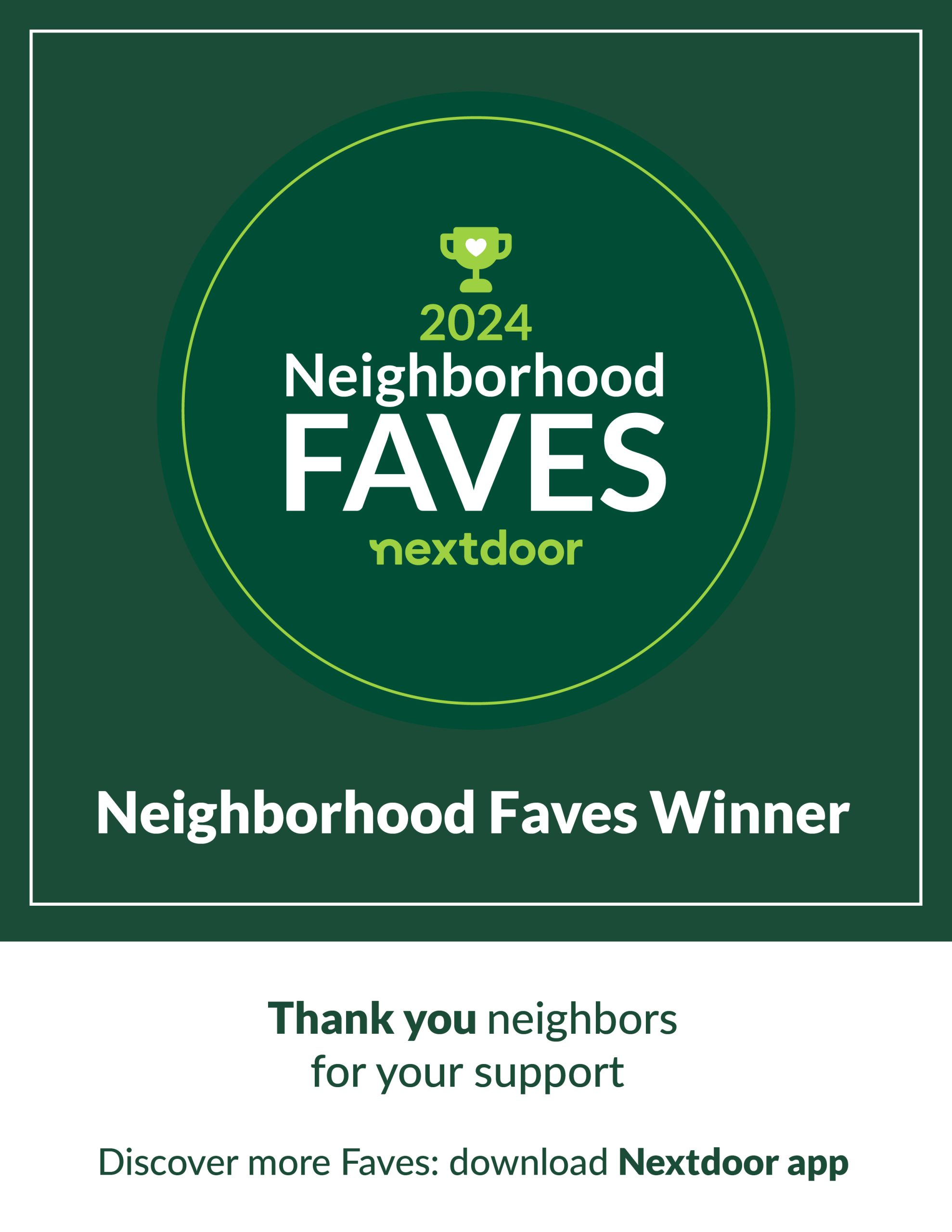 Neighborhood Faves 2024 – Digital Kit_Award