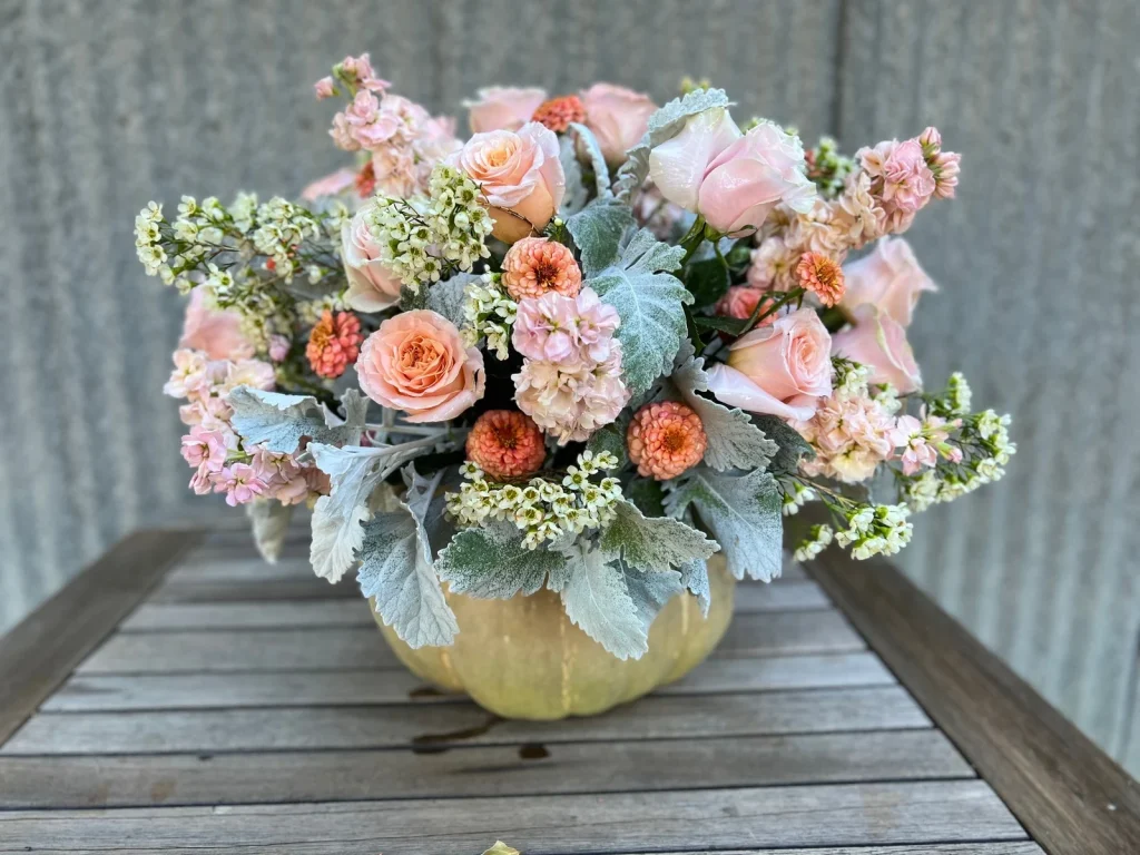 Custom pink floral bouquet by Floradanica in Fairfield CA.