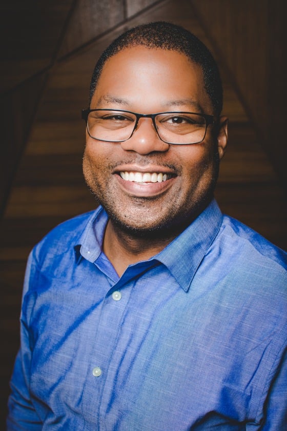 Wil Hart, co-owner of Suisun Valley Business Solutions, smiling in Fairfield CA office.