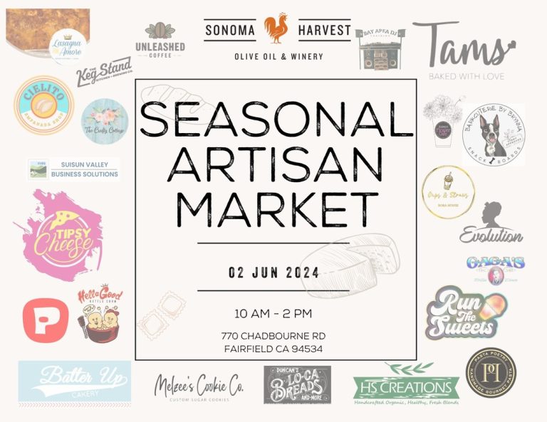 Join SVBS at the Sonoma Harvest Foods Inaugural Event on June 2