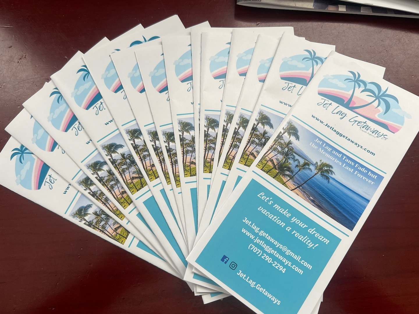 SVBS Delivers Custom Tri-Fold Brochures for Jet Lag Getaways